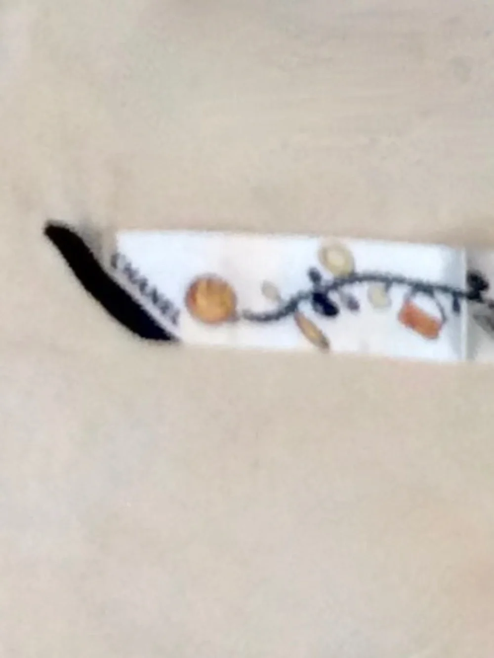 Authentic Chanel Silk Twilly Scarf